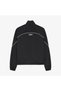 Piping Nylon Track Women's Black Jacket - 6