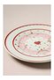 Valentine Bistro Tile 24K Gold Detailed Stoneware Dessert Plate - 3