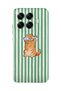 Xiaomi 17t Pro Compatible Fish-Eyed Cat Pattern Transparent Phone Case