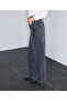 Hotfix baskılı wide leg jean pantolon - 4