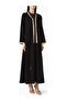 Modern and Stylish Long Sleeve Abaya with Intricate Details Offering an Elegant Look