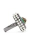 Emerald Cocktail Ring - Green - 5