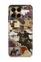 Xiaomi 17t Compatible Cowboy Western Collage Patterned Transparent Phone Case