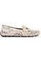 Snake Patterned Eagle Loafer Shoes
