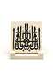 Bursa Ulu Camii Allâhü'L-Bâkî Hat Eseri Printed Natural Stone Tabletop 10X10 1H-Bucelbaki - 2