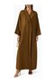Notch Collar Abaya and Matching Sheila for Everyday Elegance with Timeless Design - 2