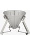 Field Barista Coffee Dripper: Stainless Steel Pour over Coffee Apparatus 12.5×10.5 cm