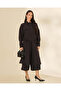 Women Black Pocket Detail Longline Shirt - 2