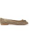 Women's Ballerina Flat Shoes with Eagle Motif