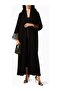 Shawl Collar Abaya Combines Modern Design with Traditional Touch - 2