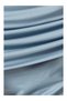 Off Shoulder Top, Light Blue with Stretchy and Layered Collar - 4