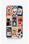 Samsung J7 Prime Compatible Cute Cat and Flower Pattern Silicone Case - 2