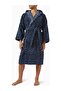 Azul Cotton Hooded Bathrobe, Mediterranean Breeze & Comfort - 2