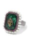 Emerald Cocktail Ring - Green