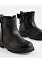 Girls Black Bow Detail Ankle Boots - 3