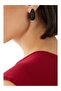 Pave Dome Earrings, Crystal Kup Style Earrings - 4