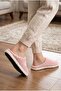 Women's Powder Cute Dog Embroidered Plush Velvet House Slippers Non-Slip Silent - 3