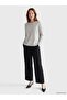 Lcw Grace Gray Crew Neck Patterned Women's Knitwear Sweater - 2