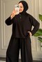 6685 - Stylish Comfortable Casual Modal Pleated Women's Suit with Shalwar - 5