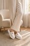 Premium Wick and Button Detailed, High-Sole Women's Winter Home Slippers - 4