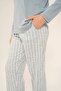 Women'S, 50% Cotton, 50% Modal, Dream Create Love, Green, Long Sleeve Pajama Set - 4