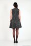 A-Line Plaid Button Detailed Tweed Mini Dress Women's Dress 6525852 - 8