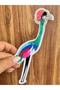 20X6 cm Sequin Embroidery Flamingo Embroidered Sewing Applique - 4