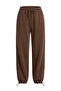 Baggy Stoper Paça Eşofman - Brown Brown