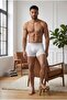 Men's Comfortable Flexible Seamless White Boxer - 6