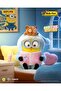 Minions Bob & Tim Best Buddie Forever series vinyl plush keychain, 1 piece