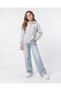 Girl's Zip-Up Sweatshirt Cardigan, 3-Thread, Thick Fabric - 4