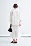 Women's Organic Cotton Oversize Shirt and Trousers Set Ecru - 5