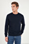 Cotton Ribbed Crew Neck Sweater Men's Sweater 5906102 - 4