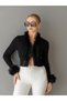Low-Cut Cardigan with Fur Collar and Sleeves - 6