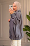 6678 - Stylish, Comfortable, Loose-Fitting Modal Fabric Women's Slim Jacket with Pocket Detail - 4