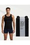 12-Pack Men's Lycra Cotton Undershirts with Straps