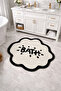 Decorative Digital Printing Bath Mat Carpet Non-Slip Base Bath Written Large Small Bathroom Compatible Round Free Cutting