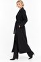Belted Double Breasted Collar Coat - 4