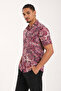 Digital Patterned Men's Oversize Shirt - 3