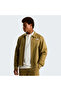 Twill Collared Men's Yellow Jacket