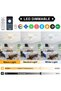 Dimmable LED Ceiling Light 32W 3200lm 70cm with Remote – Black - 3