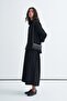 Women's Organic Cotton Oversize Shirt and Pants Set Black - 3
