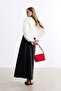 Ecru Balloon Sleeved Sweater - 5