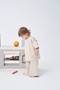 Unisex Kids Oversize Basic Set Beige - 2