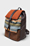Women's Brown Backpack - 3