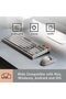 ماوس لاسلكي Touch PBT مع مستقبل USB، بلوتوث، اتصال سلكي، قابل لإعادة الشحن، 4000 D - 4