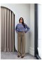 High Waist Fabric Palazzo Trousers - 2