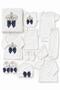 Baby Boy Set with Stones, Crown and Ribbon, Newborn Hospital Release 10 Piece Bodysuit Set Boxed Yhç0207 - 8