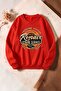 Unisex Gasoline Printed Crew Neck Sweatshirt - 2