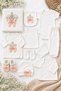 Baby Girl with Stones, Crown and Ribbon, Newborn Hospital Release 10-Piece Bodysuit Set Boxed Yhç0107 - 6